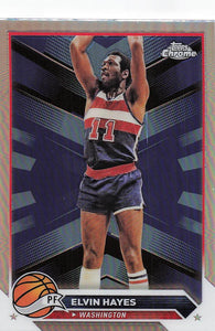 2023-24 Topps Chrome Basketball Refractor Elvin Hayes #178
