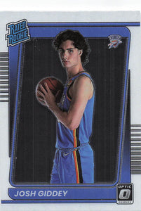 2021-22 Donruss Optic Josh Giddey #152 RC
