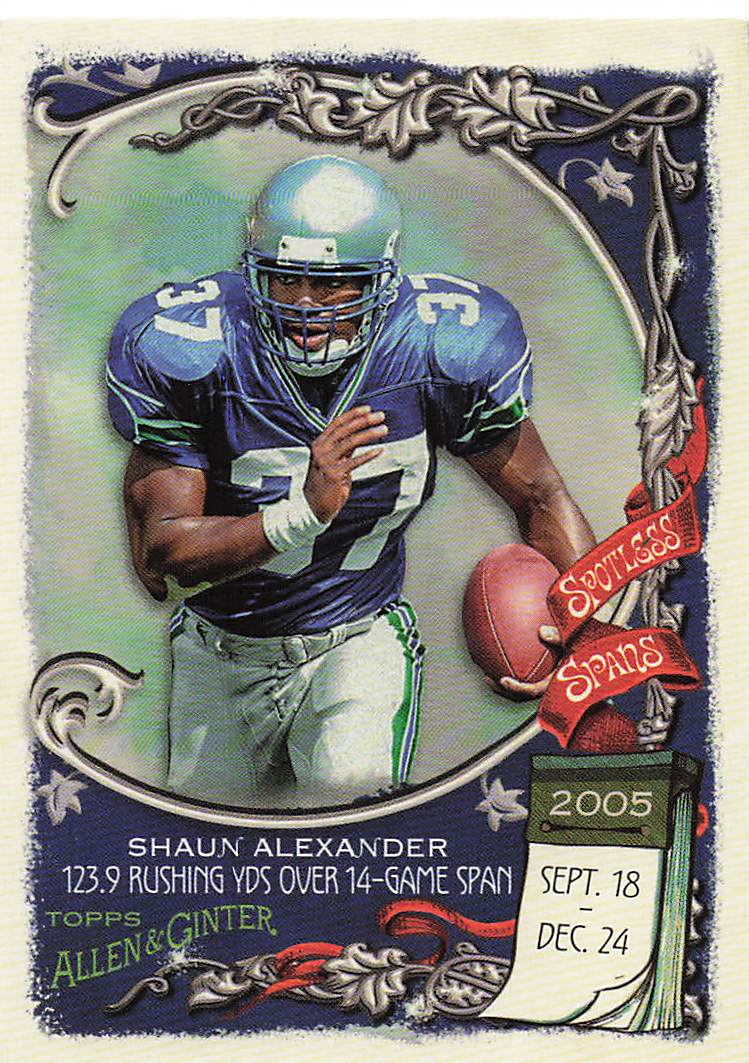2023 Topps Composite Spotless Spans Shaun Alexander #SS-17