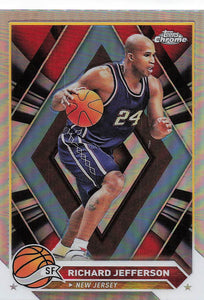2023-24 Topps Chrome Basketball Refractor Richard Jefferson #192