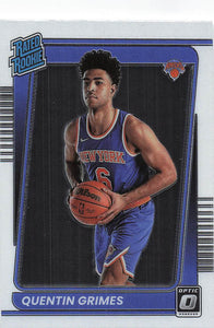 2021-22 Donruss Optic Quentin Grimes #166 RC