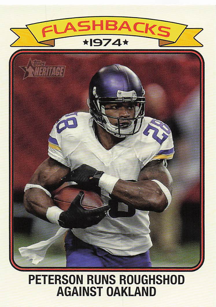 2023 Topps Composite Football Flashbacks Adrian Peterson #FF-17