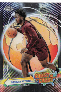 2023-24 Topps Chrome Basketball Coast to Coast Donovan Mitchell #CC-6