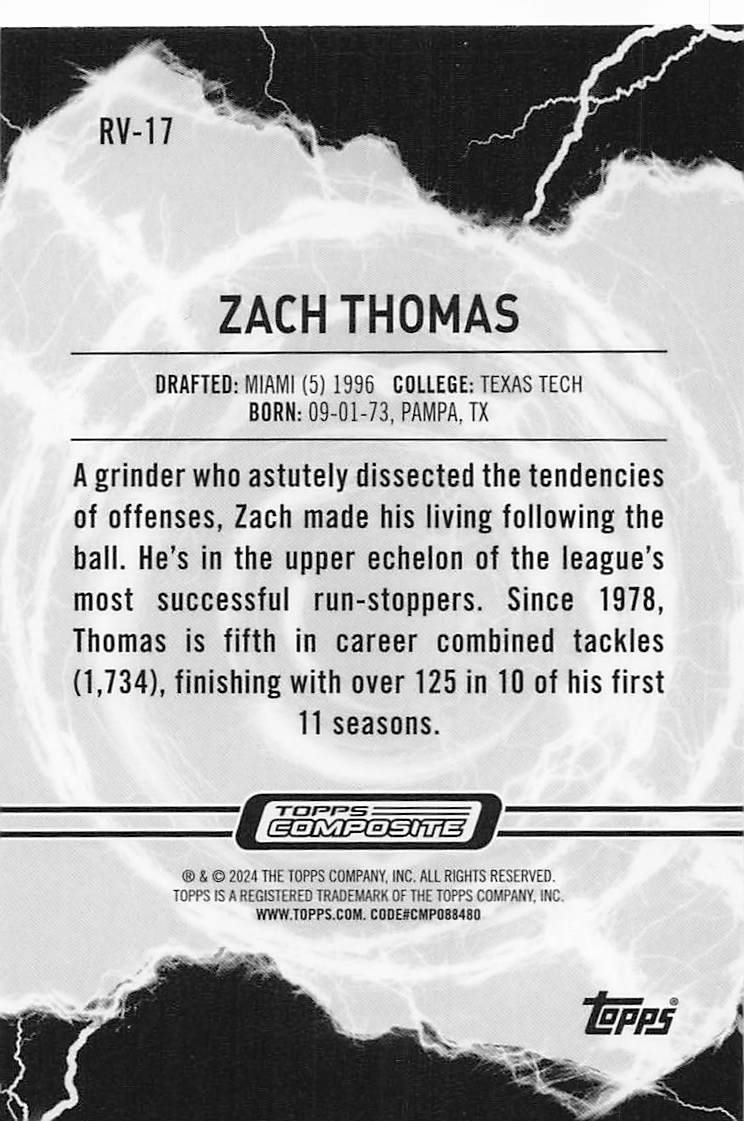 2023 Topps Composite Resurgence Voltaic Zach Thomas #RV-17