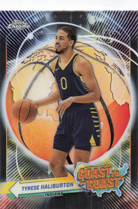 2023-24 Topps Chrome Basketball Coast to Coast Tyrese Haliburton #CC-13