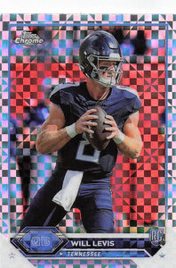 2023 Topps Composite Chrome X-Fractor Will Levis #4 RC