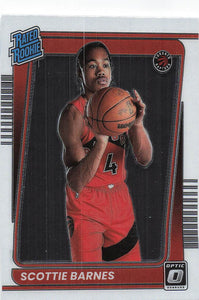 2021-22 Donruss Optic Scottie Barnes #186 RC