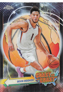 2023-24 Topps Chrome Basketball Coast to Coast Devin Booker #CC-25
