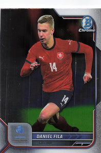 2022 Bowman Chrome UEFA Under 21 Daniel Fila #56