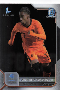 2022 Bowman Chrome UEFA Under 21 Crysencio Summerville #82