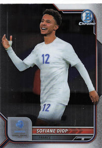 2022 Bowman Chrome UEFA Under 21 Sofiane Diop #96