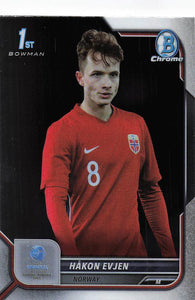 2022 Bowman Chrome UEFA Under 21 Hakon Evjen #107