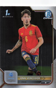 2022 Bowman Chrome UEFA Under 21 Unai Vencedor #118