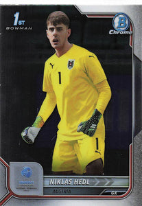 2022 Bowman Chrome UEFA Under 21 Niklas Hedl #132