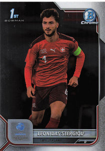 2022 Bowman Chrome UEFA Under 21 Leonidas Stergiou #133