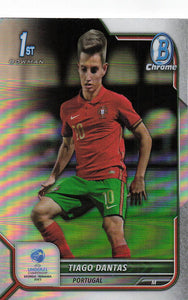 2022 Bowman Chrome UEFA Under 21 Refractor Tiago Dantas #18