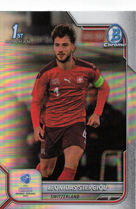 2022 Bowman Chrome UEFA Under 21 Refractor Leonidas Stergiou #133