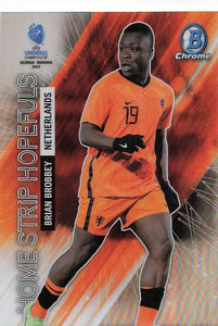 2022 Bowman Chrome UEFA Under 21 Home Strip Hopefuls Brian Brobbey #HS-11