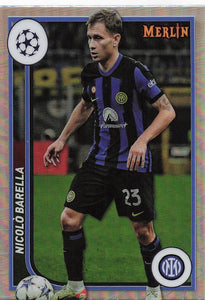 2023-24 Topps Merlin UEFA Club Competitions Refractor Nicolo Barella #47