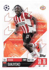 2024-25 Match Attax UEFA Club Competitions Johan Bakayoko #259