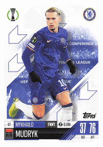 2024-25 Match Attax UEFA Club Competitions Mykhailo Mudryk #97