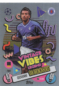2024-25 Match Attax UEFA Club Competitions Vintage Vibes Giovanni van Bronckhorst #431