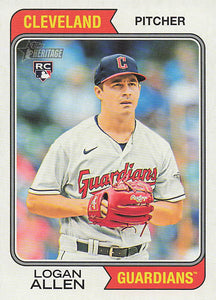 2023 Topps Heritage Logan Allen #565 RC