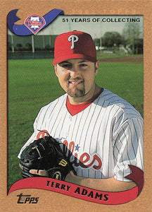 2002 Topps Gold 1268/2002 Terry Adams #524