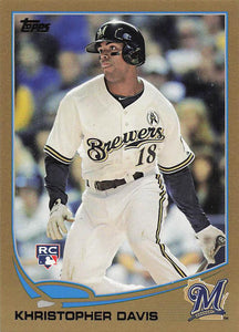 2013 Topps Gold 1446/2013 Khristopher Davis #360 RC