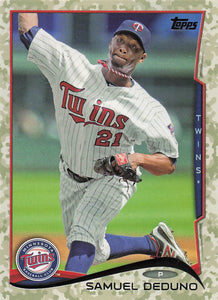 2013 Topps Desert Camo Foil 34/99 Samuel Deduno #463