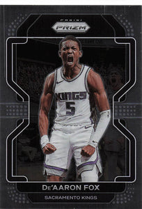 2021-22 Prizm Basketball De'Aaron Fox #148