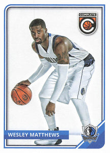 2015-16 Complete Basketball Wesley Matthews #30