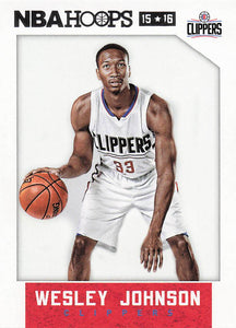 2015-16 Hoops Basketball Wesley Johnson #233