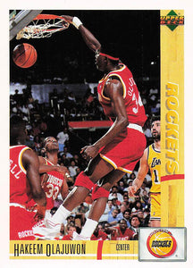 1991-92 Upper Deck International Italian Hakeem Olajuwon #55