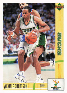 1991-92 Upper Deck International Italian Alvin Robertson #70
