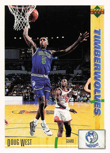 1991-92 Upper Deck International Italian Doug West #72