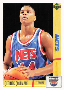 1991-92 Upper Deck International Italian Derrick Coleman #74