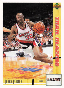 1991-92 Upper Deck International Italian Terry Porter #87