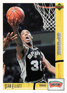 1991-92 Upper Deck International Italian Sean Elliott #93