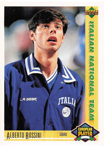 1991-92 Upper Deck International Italian Alberto Rossini #111