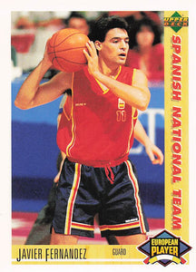 1991-92 Upper Deck International Italian Javier Fernandez #120