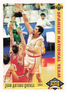 1991-92 Upper Deck International Italian Juan Antonio Orenga #122