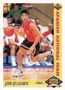1991-92 Upper Deck International Italian Jordi Villacampa #123