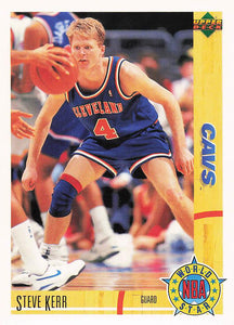 1991-92 Upper Deck International Italian Steve Kerr #195