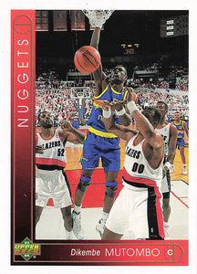 1993-94 Upper Deck Dikembe Mutombo #55