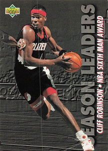 1993-94 Upper Deck Season Leaders Cliff Robinson #175