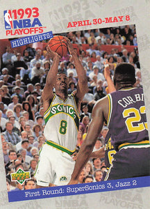 1993-94 Upper Deck NBA Playoffs Highlights #185