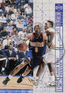 1994-95 Upper Deck Collector's Choice International German Jalen Rose #378