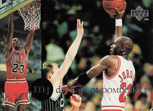 1994-95 Upper Deck Collector's Choice International German MJ Decade of Dominance Michael Jordan #J9
