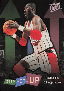 1996-97 Fleer Ultra Step-It-Up Hakeem Olajuwon #282